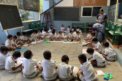 Activity by 1st STD students